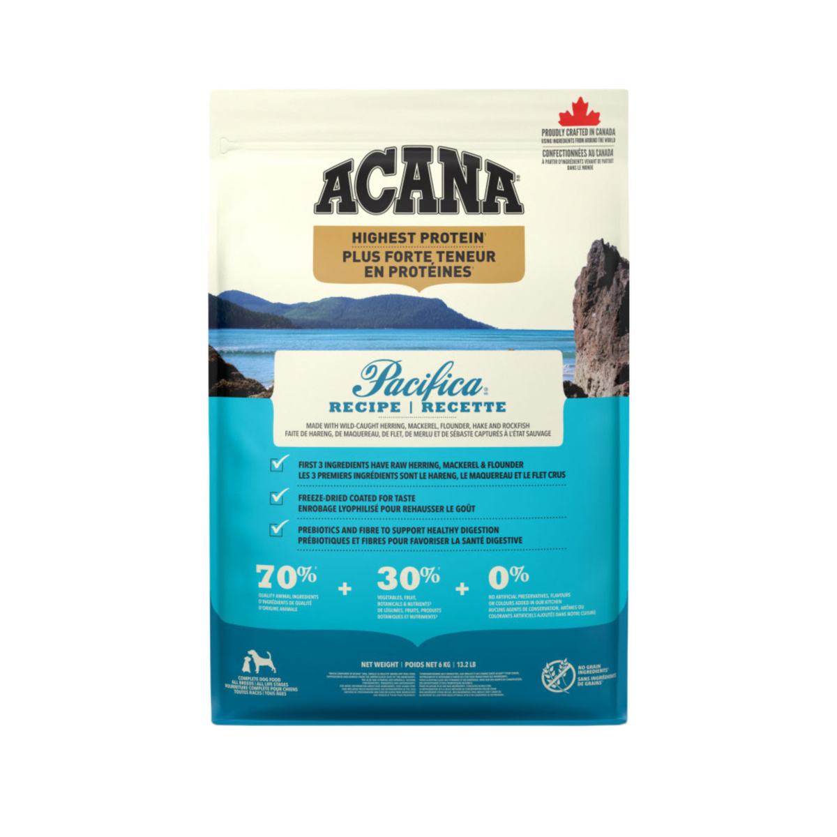 Highest Protein Pacifica Dry Dog Food ACANA Canada